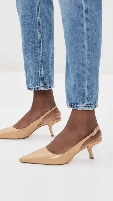 Sam Edelman Bianka Slingback Heels French Sand 9 | Thumbnail 3