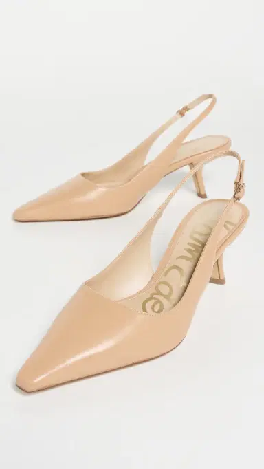 Sam Edelman Bianka Slingback Heels French Sand 9 | Thumbnail 5