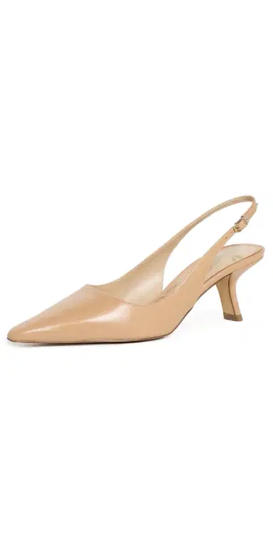 Sam Edelman Bianka Slingback Heels French Sand 9 | Thumbnail 1
