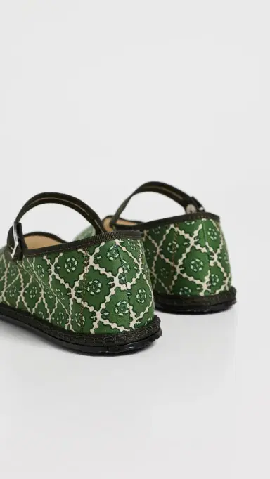 Vibi Venezia Cotton Mary Janes Nucifera 38 | Thumbnail 4 Vibi Venezia Cotton Mary Janes Nucifera 38 | Thumbnail 4