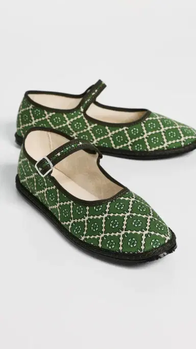 Vibi Venezia Cotton Mary Janes Nucifera 38 | Thumbnail 5 Vibi Venezia Cotton Mary Janes Nucifera 38 | Thumbnail 5