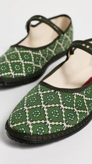 Vibi Venezia Cotton Mary Janes Nucifera 38 | Thumbnail 6 Vibi Venezia Cotton Mary Janes Nucifera 38 | Thumbnail 6