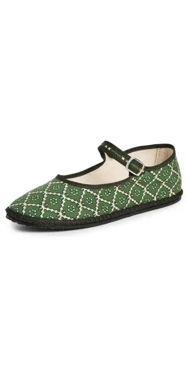 Vibi Venezia Cotton Mary Janes Nucifera 38 | Thumbnail 1 Vibi Venezia Cotton Mary Janes Nucifera 38 | Thumbnail 1