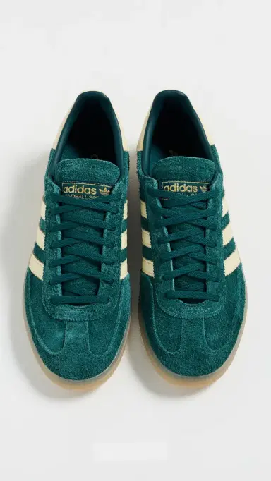 Adidas Handball Spezial Sneakers Rich Green/Warm Vanilla/Gold 6 | Thumbnail 5