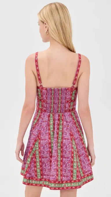 Hill House Home The argot Mini Dress Etched Floral Stripe | Thumbnail 3 Hill House Home The argot Mini Dress Etched Floral Stripe | Thumbnail 3