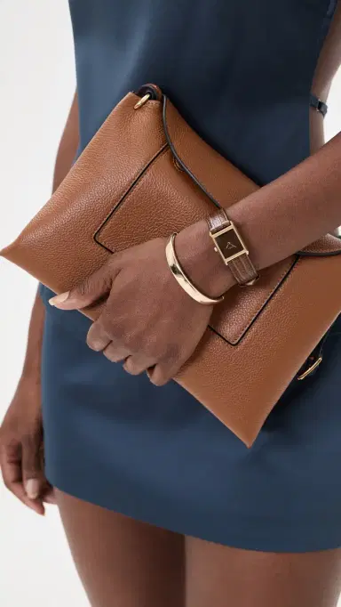 Breda Virgil Watch Gold/Brown One Size | Thumbnail 3