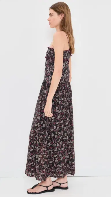 ISABEL MARANT ÉTOILE Demy Maxi Dress Black/Raspberry 34 | Thumbnail 4 ISABEL MARANT ÉTOILE Demy Maxi Dress Black/Raspberry 34 | Thumbnail 4