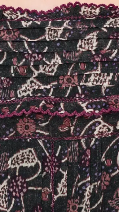 ISABEL MARANT ÉTOILE Demy Maxi Dress Black/Raspberry 34 | Thumbnail 6 ISABEL MARANT ÉTOILE Demy Maxi Dress Black/Raspberry 34 | Thumbnail 6