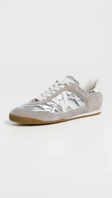 Veronica Beard Natalia Sneakers Silver/Grey 5 | Thumbnail 2 Veronica Beard Natalia Sneakers Silver/Grey 5 | Thumbnail 2