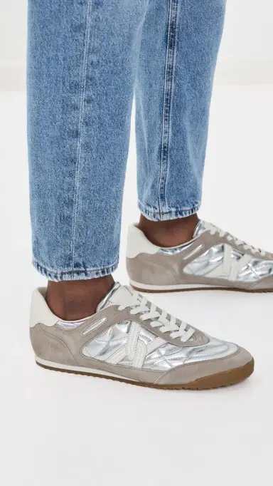 Veronica Beard Natalia Sneakers Silver/Grey 5 | Thumbnail 3 Veronica Beard Natalia Sneakers Silver/Grey 5 | Thumbnail 3