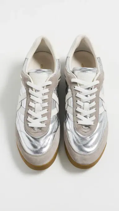 Veronica Beard Natalia Sneakers Silver/Grey 5 | Thumbnail 5 Veronica Beard Natalia Sneakers Silver/Grey 5 | Thumbnail 5