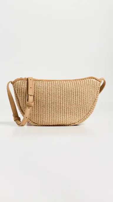 MANSUR GAVRIEL Moon Sling Crossbody Bag Natural One Size | Thumbnail 2