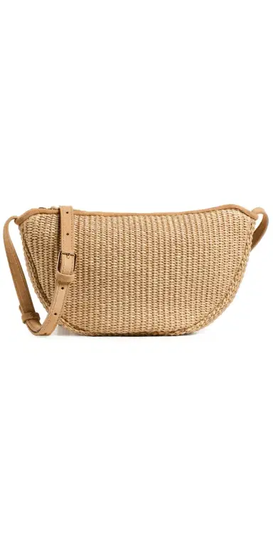 MANSUR GAVRIEL Moon Sling Crossbody Bag Natural One Size | Thumbnail 1