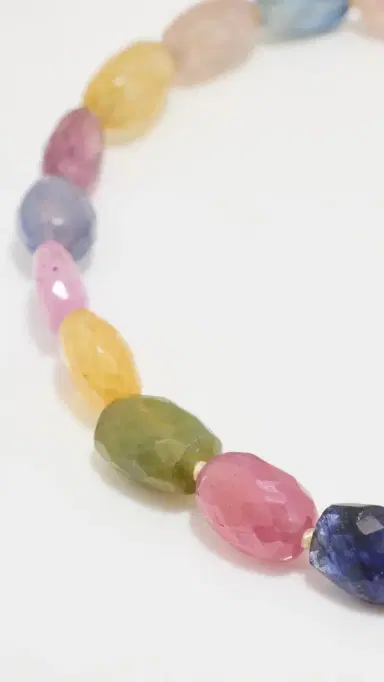 JIA JIA 14k Large Rainbow Sapphire Candy Bracelet | Thumbnail 5