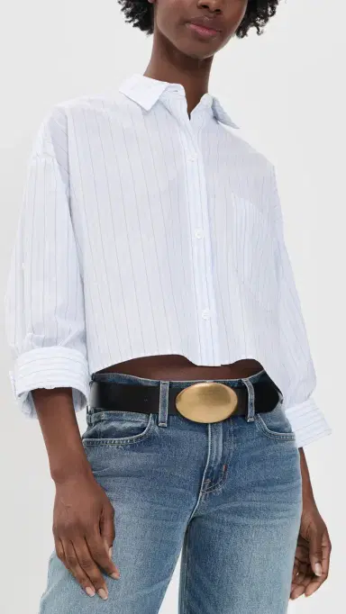Madewell Oval-Buckle Belt | Thumbnail 3