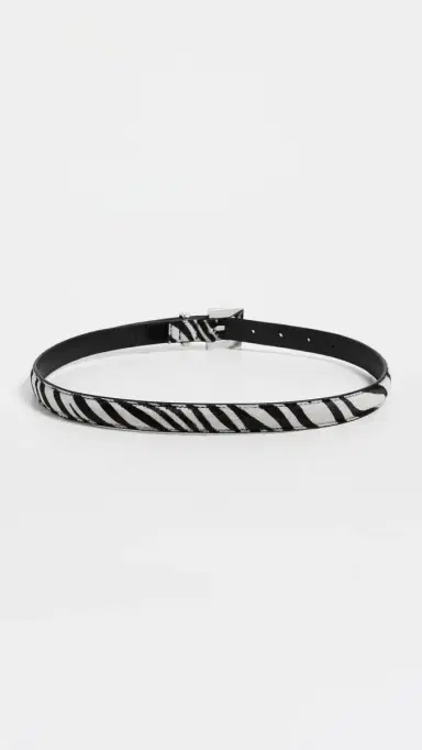 ANINE BING Nicola Belt Zebra | Thumbnail 4 ANINE BING Nicola Belt Zebra | Thumbnail 4