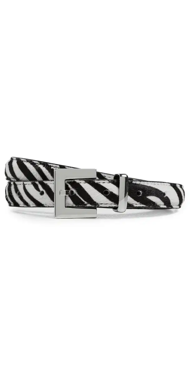 ANINE BING Nicola Belt Zebra