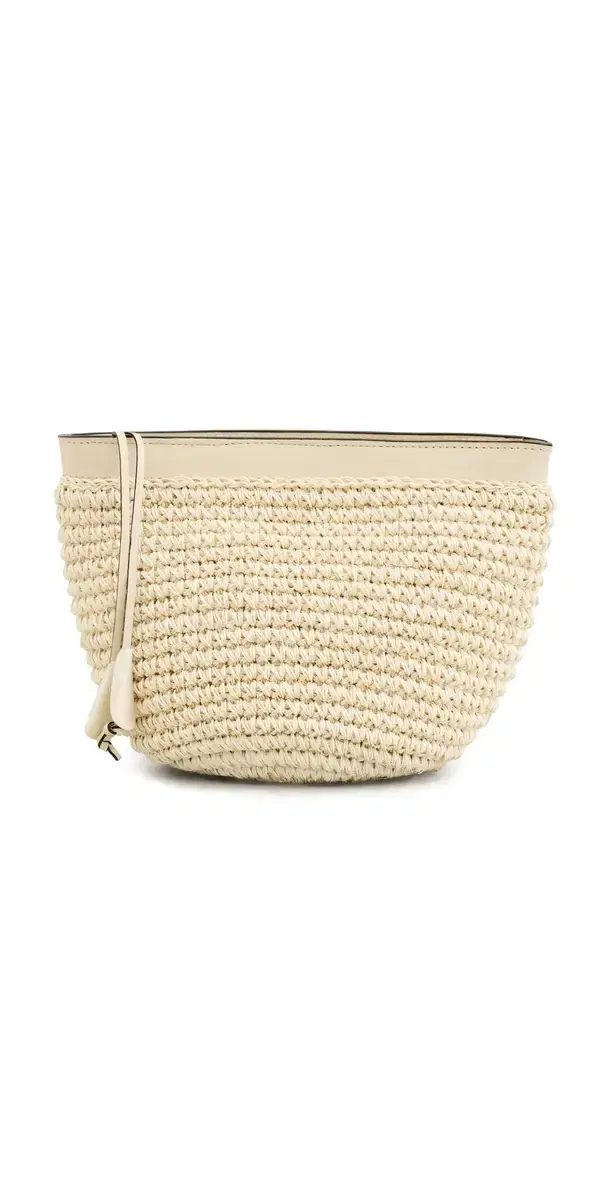 Hunting Season The Medium Zip Clutch Natural/Oyster One Size
