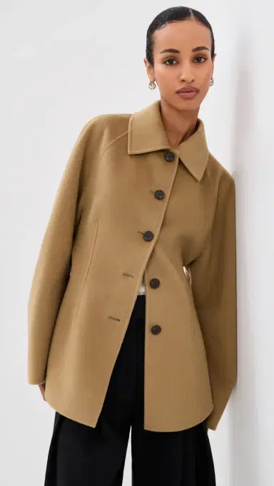 RÓHE Double-Faced Sculptural Jacket Camel 40 | Thumbnail 2