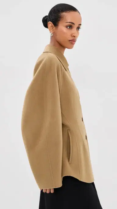 RÓHE Double-Faced Sculptural Jacket Camel 40 | Thumbnail 4