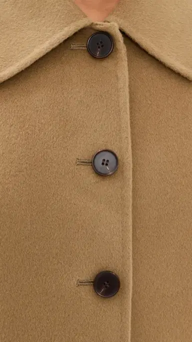 RÓHE Double-Faced Sculptural Jacket Camel 40 | Thumbnail 6