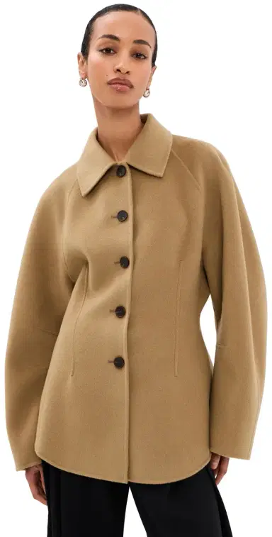 RÓHE Double-Faced Sculptural Jacket Camel 40 | Thumbnail 1