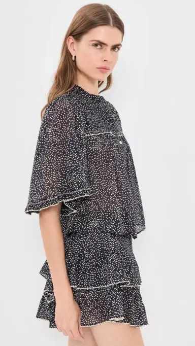 ISABEL MARANT ÉTOILE Douna Blouse Black/Ecru | Thumbnail 4 ISABEL MARANT ÉTOILE Douna Blouse Black/Ecru | Thumbnail 4