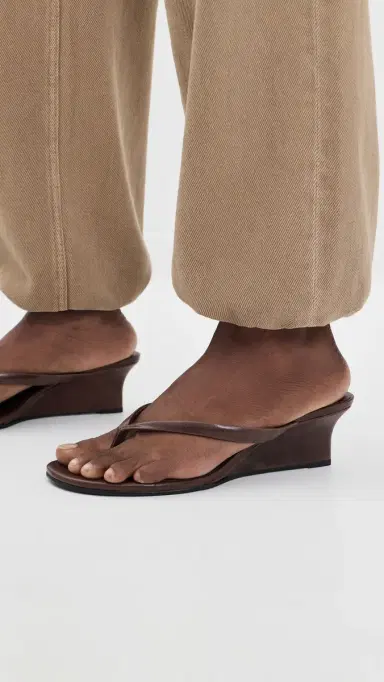 Tony Bianco Edgy Wedge Sandals Choc Vintage | Thumbnail 3