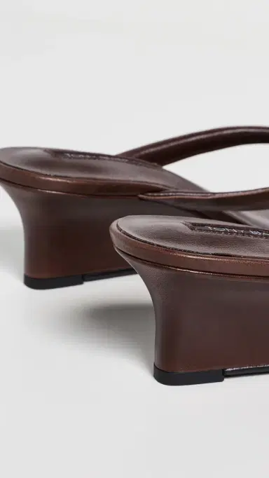 Tony Bianco Edgy Wedge Sandals Choc Vintage | Thumbnail 4
