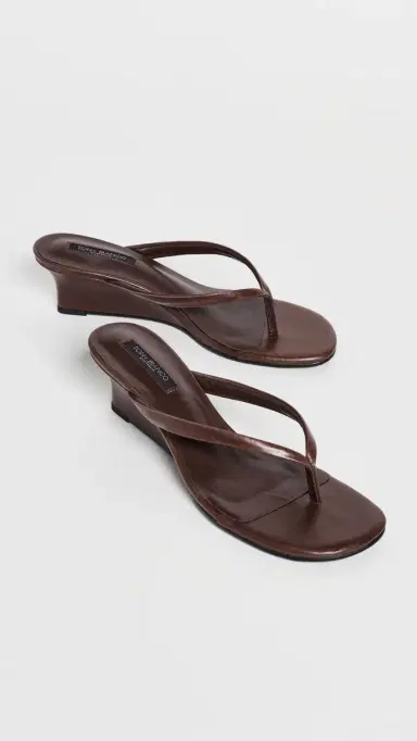 Tony Bianco Edgy Wedge Sandals Choc Vintage | Thumbnail 5