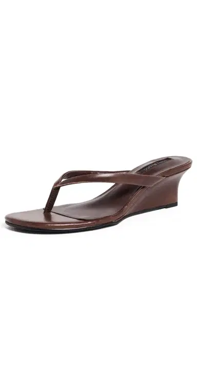 Tony Bianco Edgy Wedge Sandals Choc Vintage | Thumbnail 1