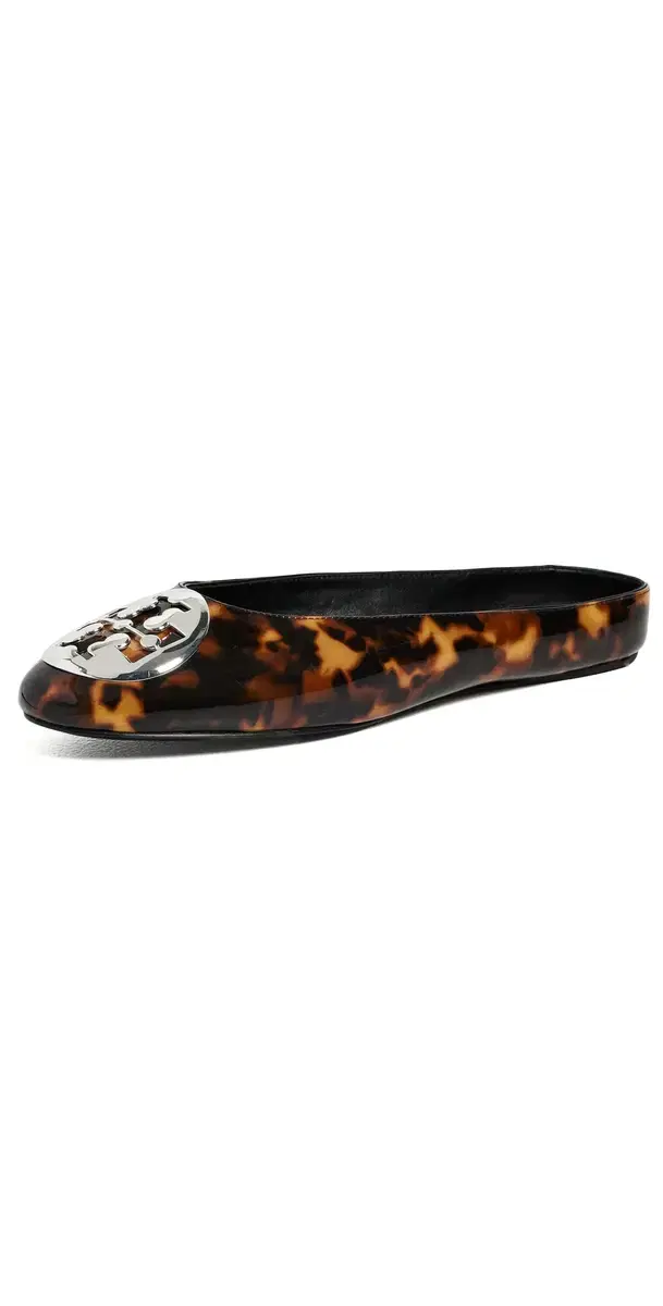 Tory Burch Reva Mules Tortoise Shell