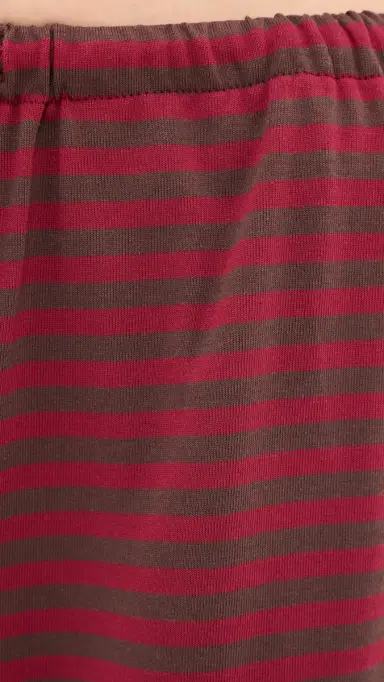 LIONESS Bloom Pants Chocolate Wine tripe | Thumbnail 6