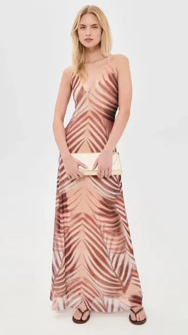 AFRM Romy Dress Kissing Palms | Thumbnail 5 AFRM Romy Dress Kissing Palms | Thumbnail 5