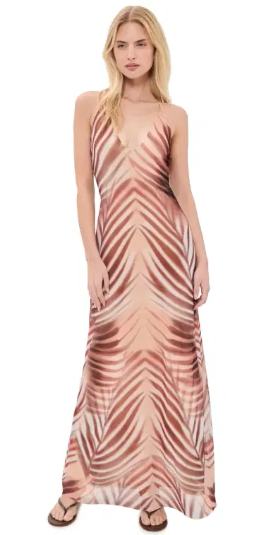 AFRM Romy Dress Kissing Palms | Thumbnail 1 AFRM Romy Dress Kissing Palms | Thumbnail 1