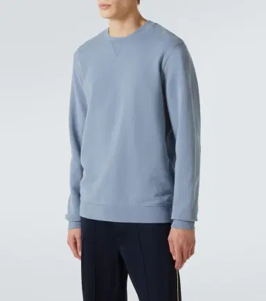 Sunspel Cotton loopback sweatshirt | Thumbnail 5
