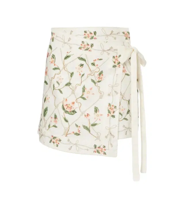 Agua by Agua Bendita Luna printed linen beach cover-up