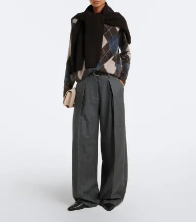 Lisa Yang Margy argyle cashmere sweater | Thumbnail 3