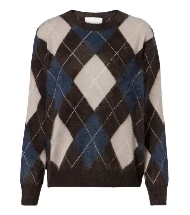 Lisa Yang Margy argyle cashmere sweater | Thumbnail 1