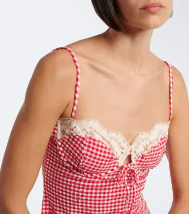 Montce Lena gingham minidress | Thumbnail 2