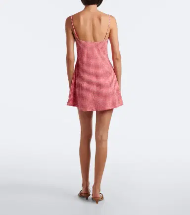 Montce Lena gingham minidress | Thumbnail 4