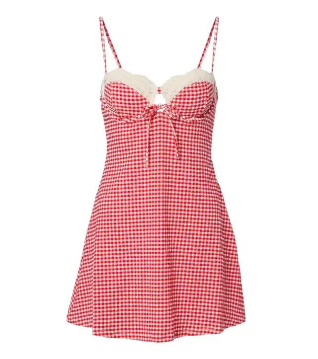 Montce Lena gingham minidress