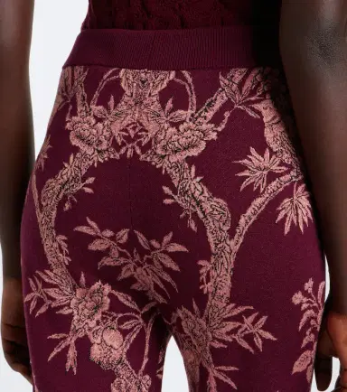 Etro Wool-blend jacquard flared pants | Thumbnail 4 Etro Wool-blend jacquard flared pants | Thumbnail 4