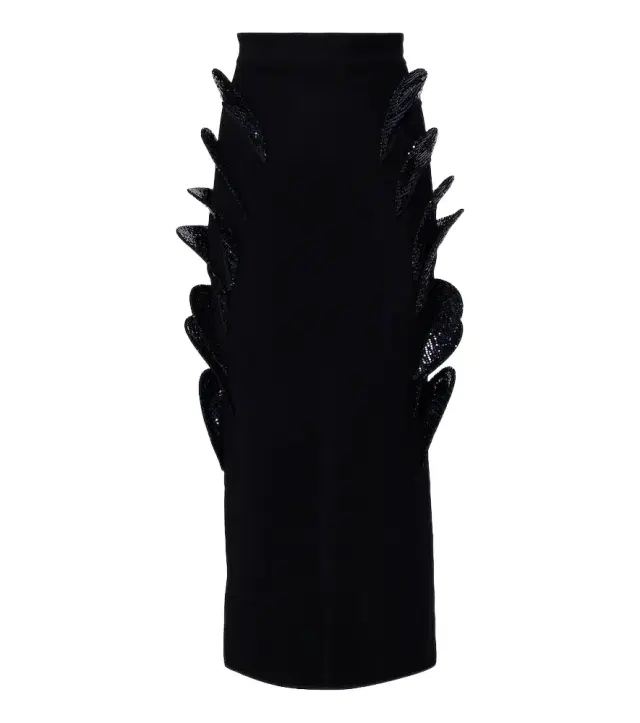 Maticevski Arching sequined embellished pencil skirt
