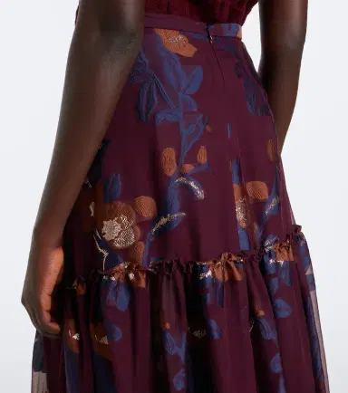 Etro Tiered silk-blend jacquard maxi skirt | Thumbnail 6 Etro Tiered silk-blend jacquard maxi skirt | Thumbnail 6