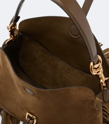 Etro Pony Medium suede shoulder bag | Thumbnail 3