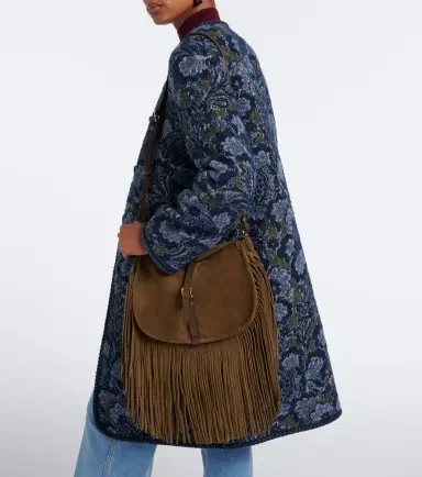 Etro Pony Medium suede shoulder bag | Thumbnail 4