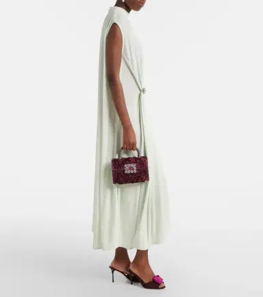 Roger Vivier Jewel Efflorescence Mini top-handle bag | Thumbnail 5 Roger Vivier Jewel Efflorescence Mini top-handle bag | Thumbnail 5