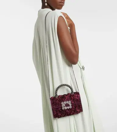 Roger Vivier Jewel Efflorescence Mini top-handle bag | Thumbnail 7 Roger Vivier Jewel Efflorescence Mini top-handle bag | Thumbnail 7
