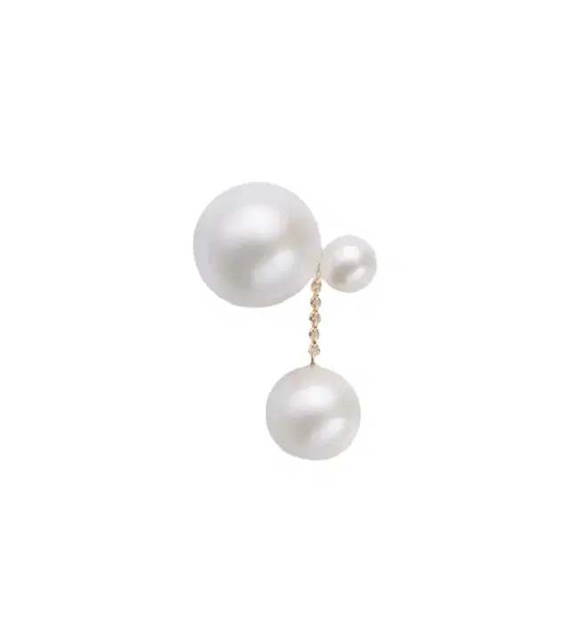 Sophie Bille Brahe Lou Perle 14kt gold single earring with freshwater pearls